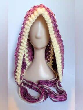 NEW, Crochet hood, handmade